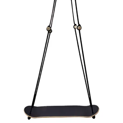 Kids Wooden Stand Up Surfing Skateboard Surf Swing