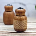 Mini tazze in bambù naturale