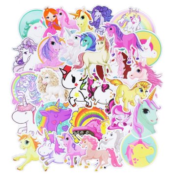 UNICORN WATERPROOF VINYL STICKERS-0