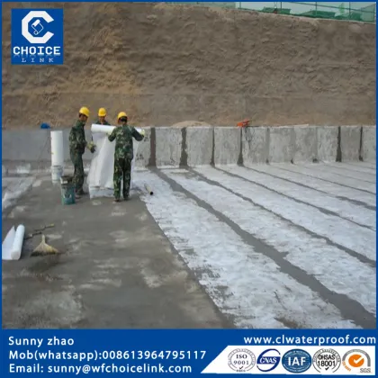 Polyethylene polypropylene fiber composite waterproof membrane