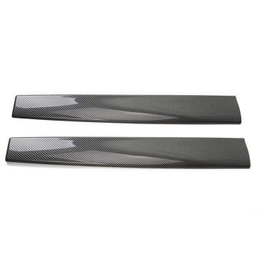 2Pcs Carbon Fiber Car Interior Trims for Model 3 & Y Dashboard and Console
