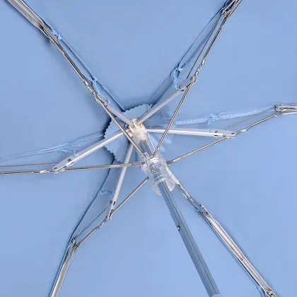 Durable Mini UV Coated Color Glue Umbrella with Portable Bag - 19IN