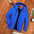 Jaket outdoor penahan angin setebal poliester modis