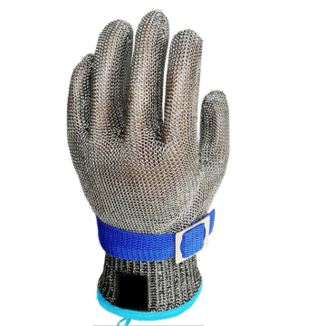 316L Stainless Steel Wire Mesh Butcher Cut-Resistant Gloves
