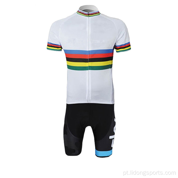 Popular de ciclismo por atacado Use uniforme de ciclismo para homens