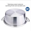 28QT Stainless Steel Cooking Cazo Comal With Lid