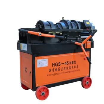 Electric Threading and Rolling Machine for Construction Sites - HGS-40 Steel Bar
