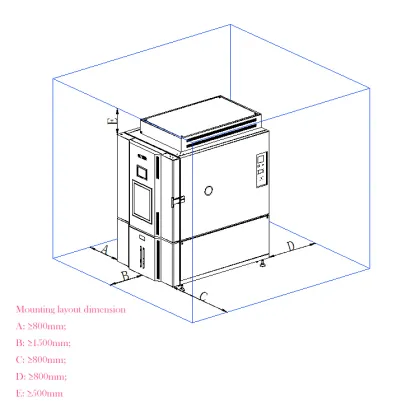 High and Low Temperature Low Pressure Test Chamber