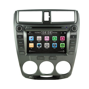 Car GPS DVD Player for Honda City 1.5L 2008, w/ Wi-Fi, 3G, 1080P Video Play, Support iPhone 5, 8"