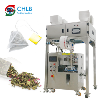 Multi-Head-Skala-Pyramidenbeutel Grüne Teepackmaschine