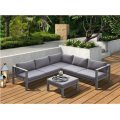 Dark Gray Aluminum Sofa Set