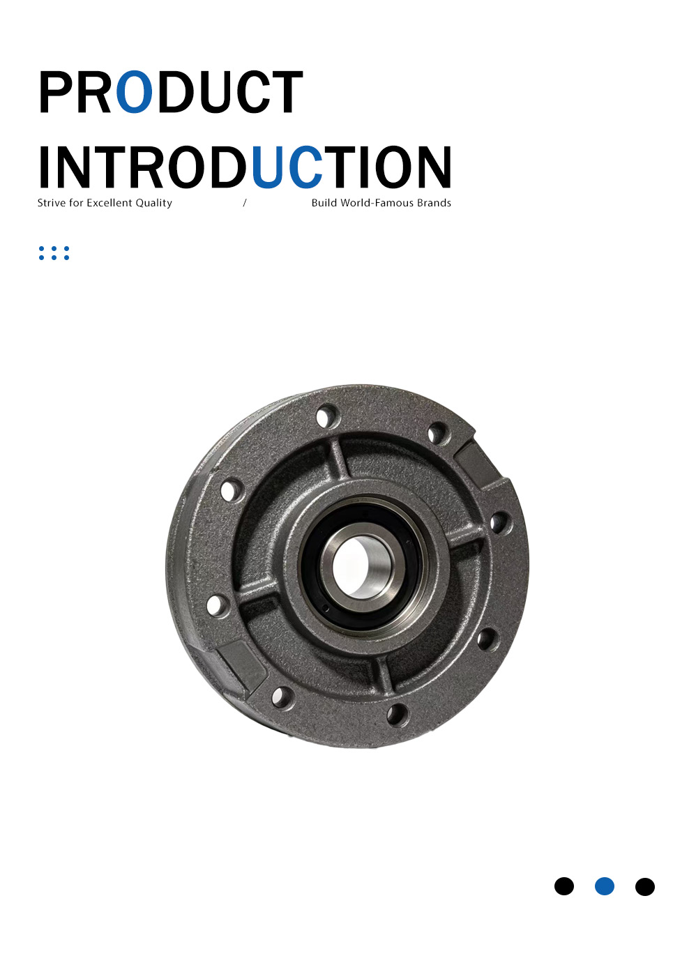 Gray Iron Motor End Cover Casting