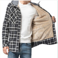 Herren schwere Flanellhemdjacke