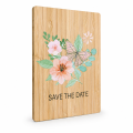Cvjetajuće obećanje bambusa Save the Date Card