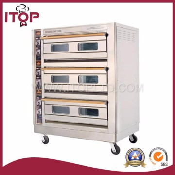 three tiers electric big bread oven