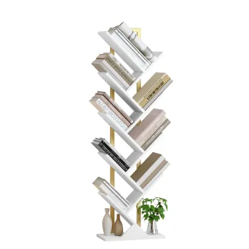 Wholesale Customizable Bookcase Branch Wood Style Living Room Furniture Bookshelf