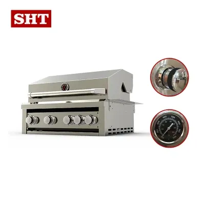 Custom Made BBQ Gas Grill Outdoor Kitchen with Gas Valve