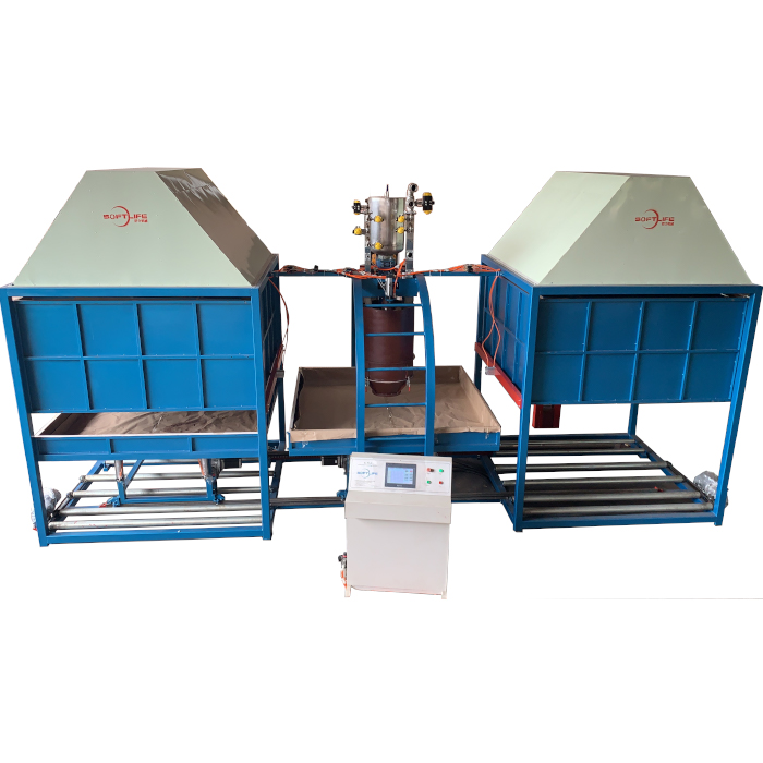 Fully automatic foaming machine with high working efficiency
