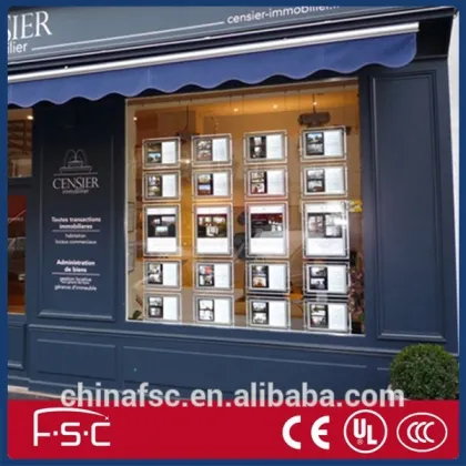 Electronic advertising led banner