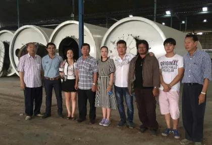 environmentally friendly waste tire pyrolysis machinery
