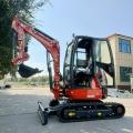 Petite machine à terrassement multifonctionnel de l'excavateur de chenilles