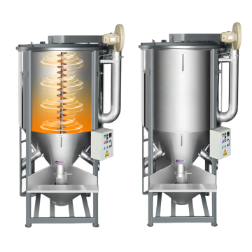 Plastic Silo Mixer for Cattle Feed: Efficient Mixing of Plastic Granules with Heating Function