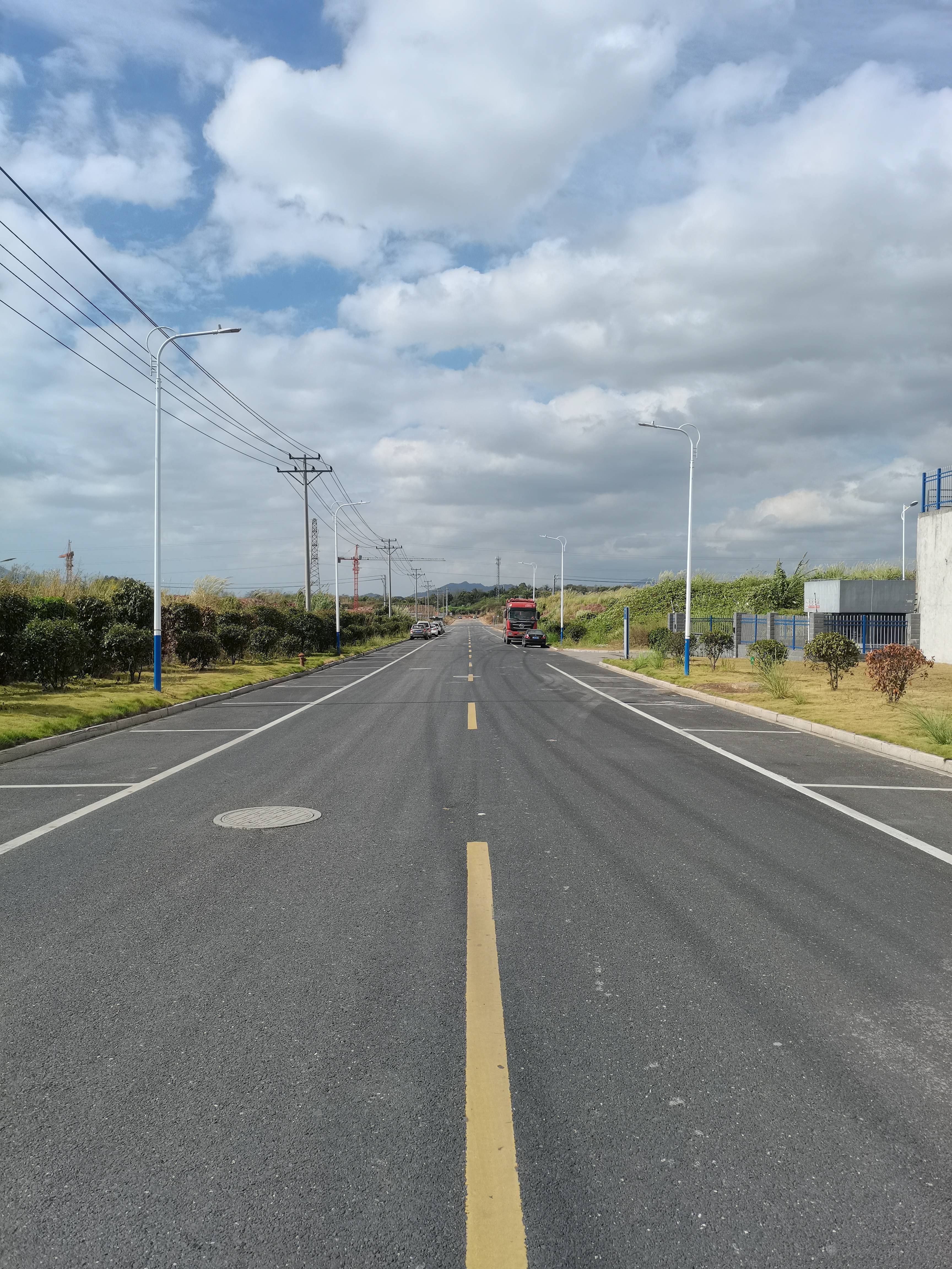 hot dip galvanized street light lamp poles