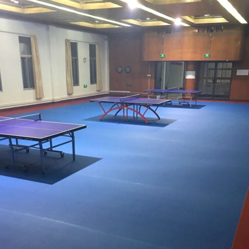 Suelo de PVC para tenis de mesa con ITTF