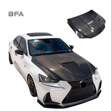 Lexus IS300/IS250/IS200カーボンファイバーフード-GSFスタイルの交換ボンネットキット