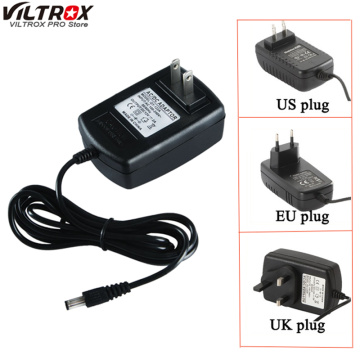Viltrox 2M 100V-240V AC/DC Converter Adapter 12V 2A Power Supply EU Plug US Plug UK Plug for LED Light Monitor Viewfinder