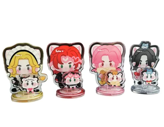 Custom Acrylic Photocard Holder and Fashion Japan Cartoon Keychains