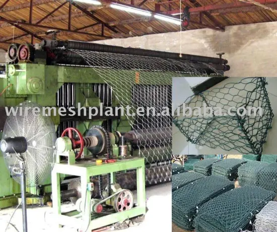 Hexagonal wire mesh machine