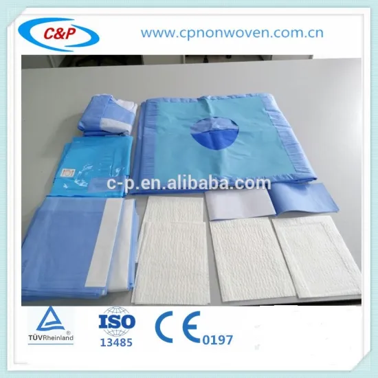 Surgical Drapes With Pouches Operation Hip Pack