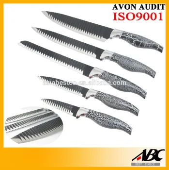 Good Quality 5 pcs Non-Stick Chef Knife Set