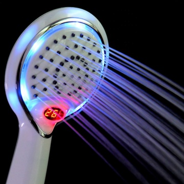 GUIDA LSH001 Digital Instant Light Color-Changing Electric LED Shower Head