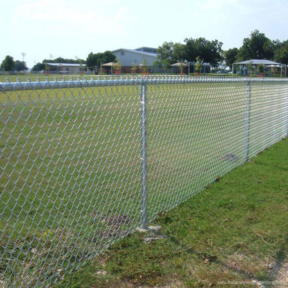 Custom 9 gauge galvanized/pvc coated chain link fence