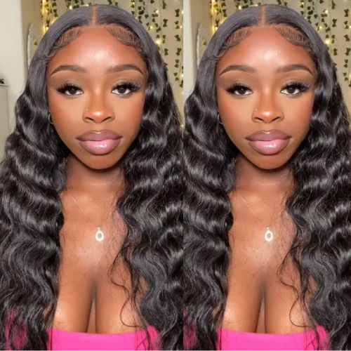 Loose Deep Wave 4x4 HD Lace Closure Wig