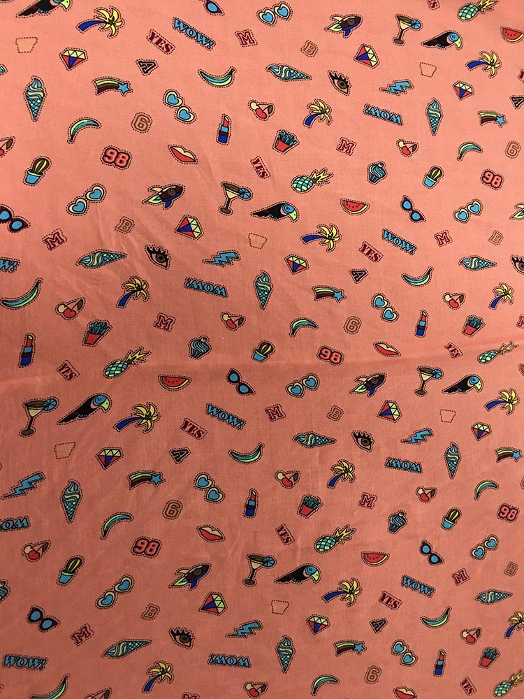 Child Interest Design Rayon Challis 32S Printing Fabric