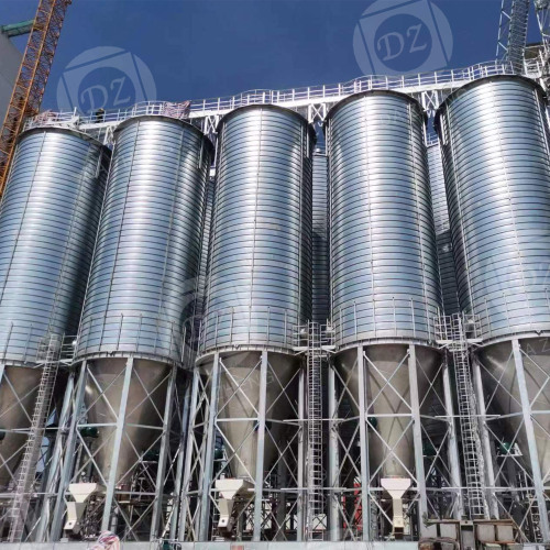 Спирална стоманена плоча силоз за обработка на селскостопански продукти