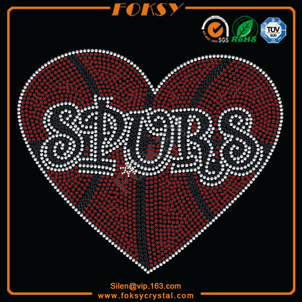 spurs rhinestone transfer