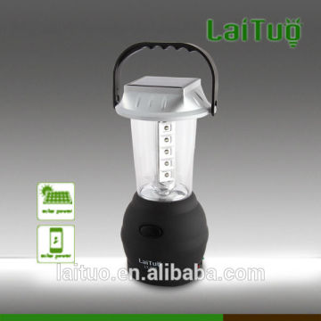 New design hot selling can hand charge led lantern solar camping light