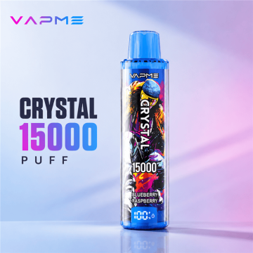 Vapme Crystal 15k Puff Disposable Vapes Pod Rechargeable