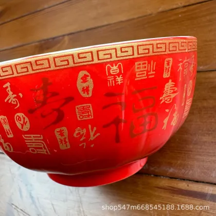 Premium Brand Wholesale Ceramic Longevity Bowl for Birthday Gifts