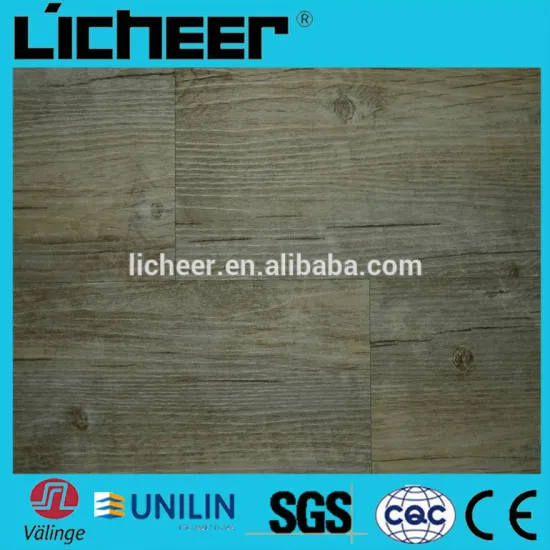 High quality click vinyl flooring/Vinyl Floor Planks With Fiberglass/embossed