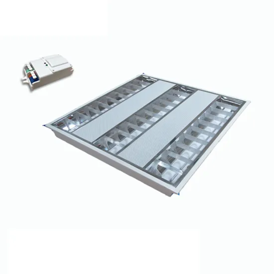 600x600mm Louver Troffer Fitting - Recessed T5/T8 LED Grille Lamp for Office Buildings