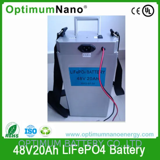 Small Size 20ah 48v Lithium Lifepo4 Rechargeable Battery For Electric Scooter