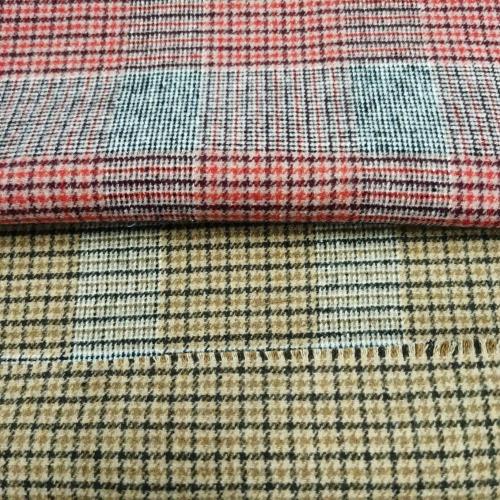 Len hai mặt thời trang thiết kế vải tartan