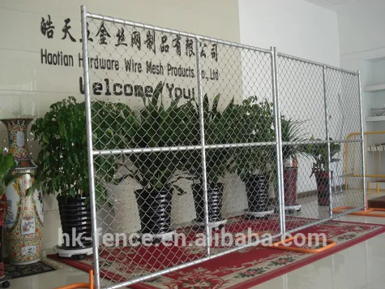Galvanized Chain Link Fence Temporary fence series,Various Temporary Fence Base & Clamp,ISO 9001 factory