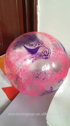 dual color printed balls/toy balls/cartoon two colors printing balls