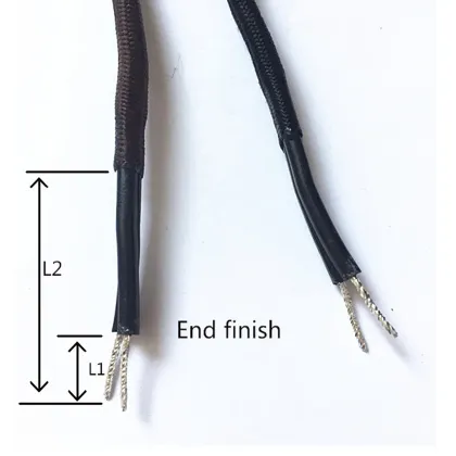 Vintage Lamp Cord: Replacement Lamp Wire with Fabric Cover